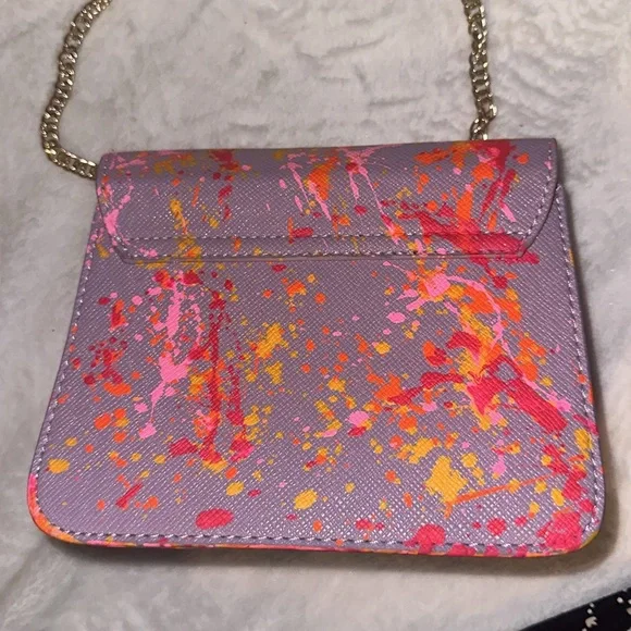 1 of 1 Hand Painted Anca Barbu Brand New Shoulder Bag PERFECT FOR SUMMER - Picture 6 of 16